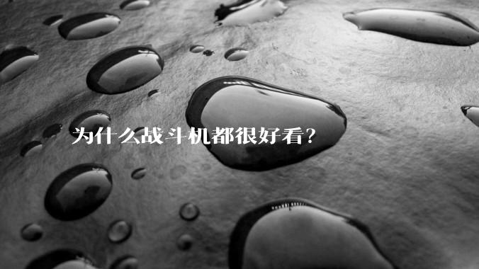 为什么战斗机都很好看？