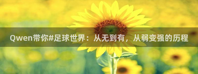 Qwen带你#足球世界：从无到有，从弱变强的历程