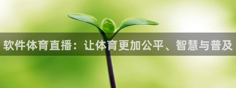 软件体育直播：让体育更加公平、智慧与普及